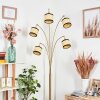 Chellas floor lamp brass, black, 5-light sources