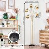 Chellas floor lamp brass, black, 5-light sources