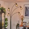 Yaak floor lamp black, 5-light sources
