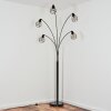 Yaak floor lamp black, 5-light sources