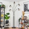 Yaak floor lamp black, 5-light sources
