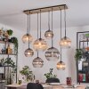 Koyoto hanging light, globe light, pendant light Ecru, black, 8-light sources