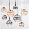 Koyoto hanging light, globe light, pendant light Ecru, black, 8-light sources