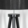 Soungou floor lamp chrome, black, 1-light source