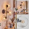 Ripoll globe light, wall light gold, black, 3-light sources
