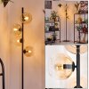 Koyoto floor lamp Amber, clear, 4-light sources