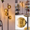 Koyoto floor lamp gold, clear, 4-light sources