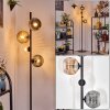 Koyoto floor lamp Amber, clear, Smoke-coloured, 4-light sources