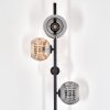 Koyoto floor lamp Amber, clear, Smoke-coloured, 4-light sources