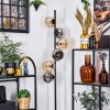 Koyoto floor lamp Amber, Smoke-coloured, 6-light sources