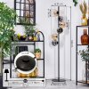 Koyoto floor lamp Amber, Smoke-coloured, 6-light sources