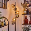 Koyoto floor lamp Amber, Smoke-coloured, 6-light sources