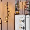Ripoll floor lamp clear, 6-light sources