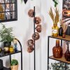 Ripoll floor lamp clear, coppery, 6-light sources