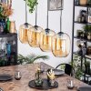 Apedo hanging light, pendant light Amber, 4-light sources