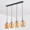Apedo hanging light, pendant light Amber, 4-light sources