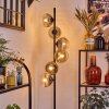 Koyoto floor lamp clear, Smoke-coloured, 6-light sources
