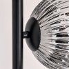 Ripoll floor lamp chrome, Smoke-coloured, 6-light sources