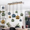 Koyoto hanging light, globe light, pendant light Ecru, black, 8-light sources