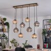 Koyoto hanging light, globe light, pendant light Ecru, black, 8-light sources
