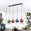 Ripoll hanging light, globe light, pendant light blue, green, coppery, 4-light sources