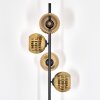 Koyoto floor lamp 31 cm gold, 4-light sources