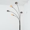Nikkala floor lamp chrome, black, 5-light sources