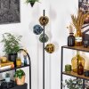 Ripoll floor lamp blue, gold, green, 4-light sources