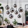 Gastor hanging light, globe light, pendant light Smoke-coloured, 8-light sources