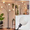 Nikkala floor lamp black, 5-light sources