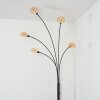 Nikkala floor lamp black, 5-light sources