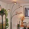 Nikkala floor lamp black, 5-light sources
