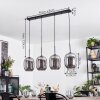 Apedo hanging light, globe light, pendant light Smoke-coloured, 4-light sources