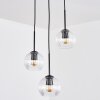 Koyoto hanging light, globe light, Cluster pendant lamp 30 cm clear, 3-light sources