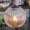 Koyoto hanging light, globe light, Cluster pendant lamp 30 cm clear, Smoke-coloured, 3-light sources