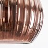 Koyoto hanging light, globe light, Cluster pendant lamp coppery, 3-light sources