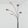 Nikkala floor lamp black, 5-light sources