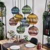 Koyoto hanging light, globe light, pendant light Ecru, black, 8-light sources