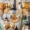 Gastor hanging light, globe light, pendant light Amber, 8-light sources