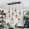 Gastor hanging light, globe light, pendant light Amber, clear, 8-light sources