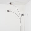 Nikkala floor lamp chrome, white, 3-light sources