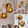 Ripoll globe light, wall light gold, 3-light sources