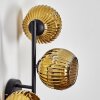 Ripoll globe light, wall light gold, 3-light sources