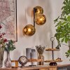 Ripoll globe light, wall light gold, 3-light sources