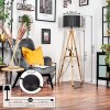 Soungou floor lamp Ecru, black, 1-light source