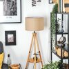 Soungou floor lamp Ecru, black, 1-light source