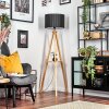 Soungou floor lamp Ecru, black, 1-light source