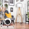 Soungou floor lamp Ecru, black, 1-light source