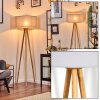 Saladillo floor lamp Ecru, white, 1-light source