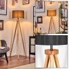 Soungou floor lamp Ecru, black, 1-light source